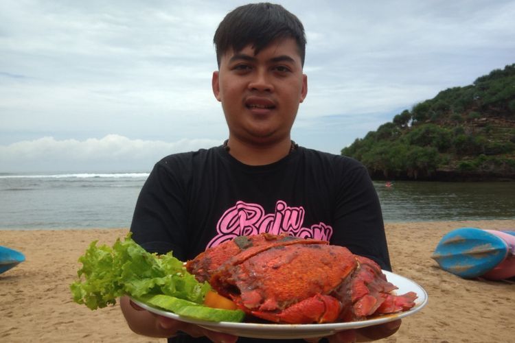 Yutuk alias Undur-undur Laut: Kuliner Laut yang Unik, Berani Coba? (Kompas.com/Markus Yuwono)