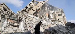 Reruntuhan Hanadi (Sumber AFP)
