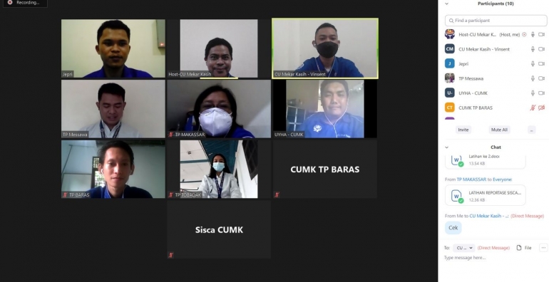 Tangkap layar ruang kelas virtual | Gambar dokumen pribadi