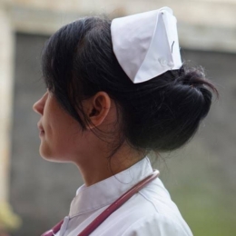 Ilustrasi topi perawat. Foto: shopee.co.id.
