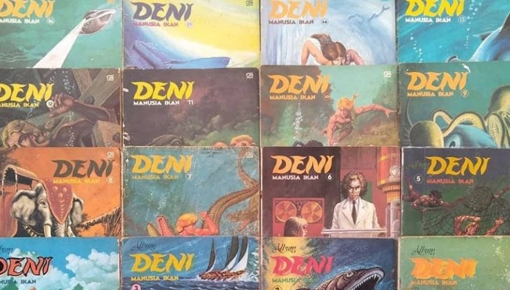 Sampul buku "Deni Manusia Ikan" (Sumber: brilio.net)