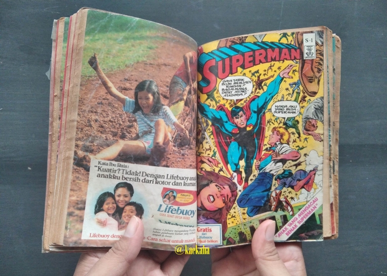 Koleksi Komik Superman Berusia Lebih dari 31 tahun |  @kaekaha