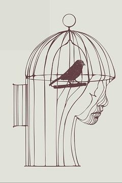 ilustrasi untuk Puisi: Burung di Dalam Sangkar. Gambar dari https://steller.co/cindymunandar