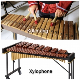 Kemiripan Alat Musik Kolintang dan Xylophone. Disandur dari Situs Indonesia Kaya dan Thomann