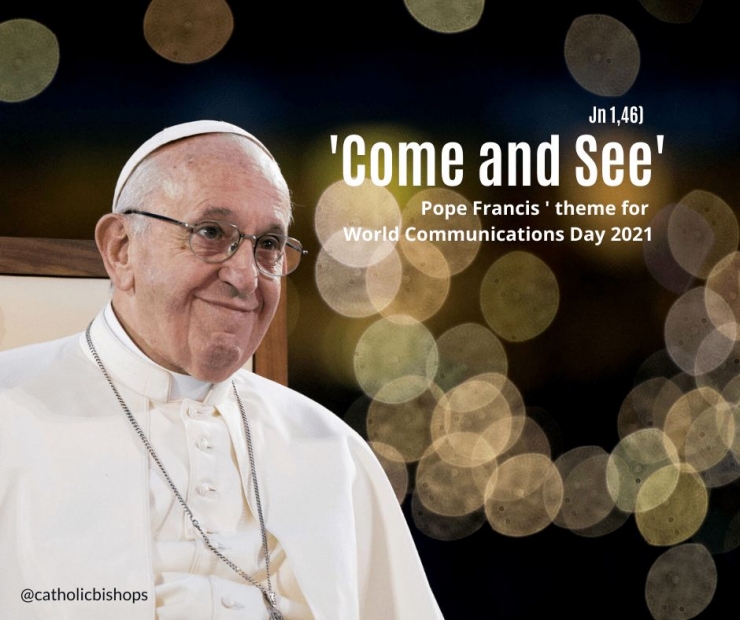 Paus Fransiskus dan pesan hari Komunikasi ke-55 tahun 2021: catholicadkk.org