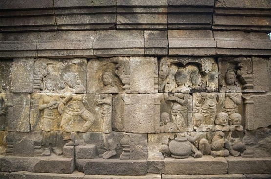 Relief musik pada candi Borobudur (dok. KJOG)