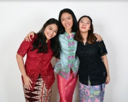 Dari kiri ke kanan: Giselza Satya Kusmaharani, Veronica Lila Novesaria, dan Alea Najla Syukur (Foto koleksi tim Get This Look!)