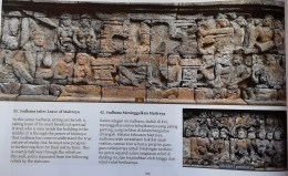 Relief 3 Panel 42 hal 360 buku Anandajoti Bhikkhu (Gandavyuha)/Koleksi pribadi