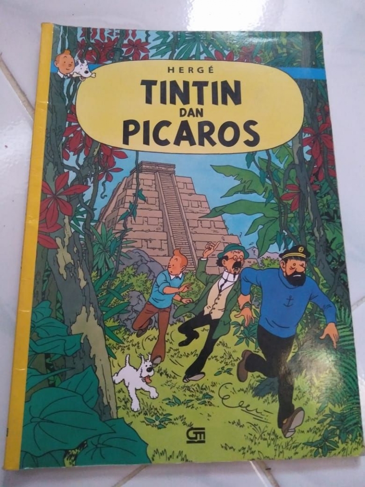 Komik Tintin dan Picaros, dokumentasi pribadi