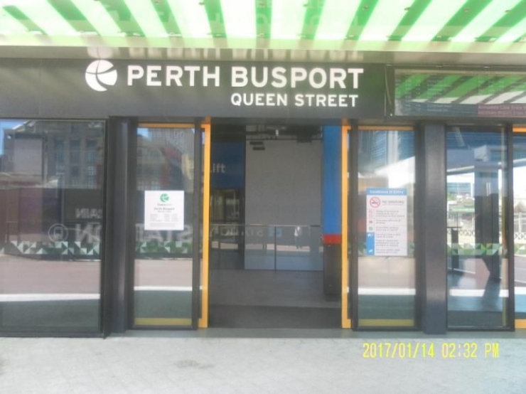 Stasiun Bus termodern di Perth seperti bandara International(dok pribadi)