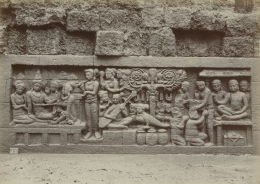 Relief musik di Candi Borobudur lainnya| Museum Volkenkunde Belanda