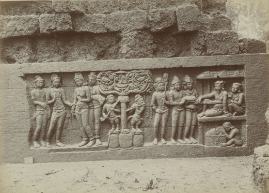 Relief musik lainnya di Candi Borobudur| Museum Volkenkunde Belanda