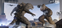 Godzilla vs Kong hadir di Game e-Sports PUBG Mobile (Foto: Tencent Game/Dokumen Pribadi).