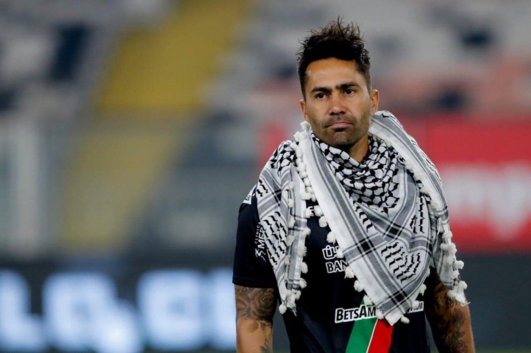 Luiz Jimenez Bintang Palestino dengan Surban-nya | palestino.cl