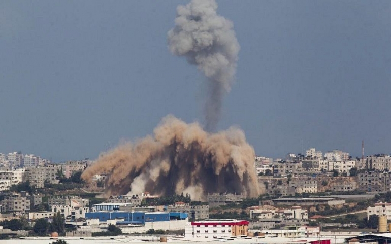 Roket Hamas menghantam wilayah utara Israel. Photo:www.timesofisrael.com 