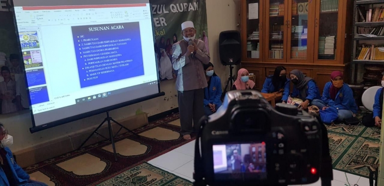 PKM disambut baik oleh ketua yayasan| Dokpri
