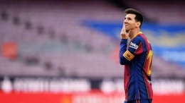 Lionel Messi, kapten Barcelona (Goal.com)