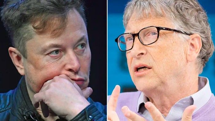 (Elon Musk dan Bill Gates); foto- inet.detik.com