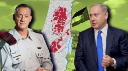 Benny Gantz, left, is challenging Benjamin Netanyahu in the upcoming Israeli elections. (Wikimedia Commons/Getty Images)