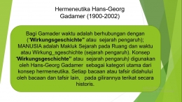 Gadamer Hermeneutika| DOKPRI