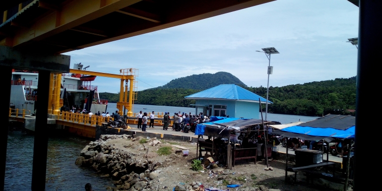 KMP BRR di Pelabuhan Balohan Sabang (Doc Rachmad Yuliadi Nasir / Istimewa)