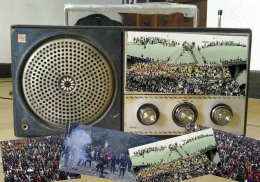 Ilustrasi Radio Tua dan Kudeta ; Kolaborasi foto detik, kompas dan RDK UIN