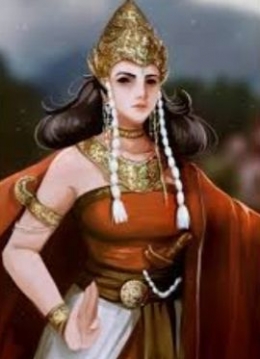 Ilustrasi Ratu Shima (dok. semarangpos.com)