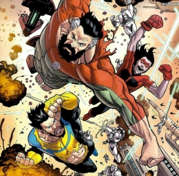 Omniman bertarung bersama Invincible | Dok. Image Comics 