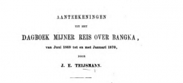 Judul buku TEYSMANN 1870, sumber British Library