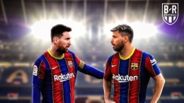 Sergio Aguero (kanan) berpotensi jadi tandem dan bisa juga jadi pengganti Lionel Messi di Barcelona (Foto: BR Football).
