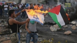 ilustrasi Konflik Israel-Palestina (CNNIndonesia)
