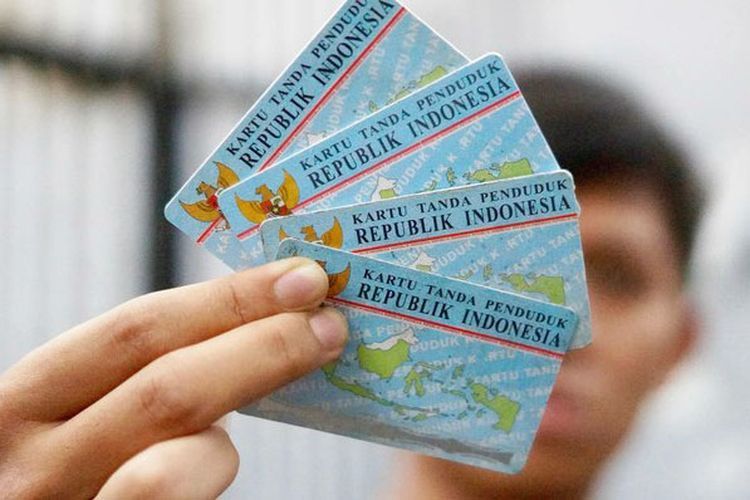 Ilustrasi KTP elektronik. Sumber foto: kompas.com