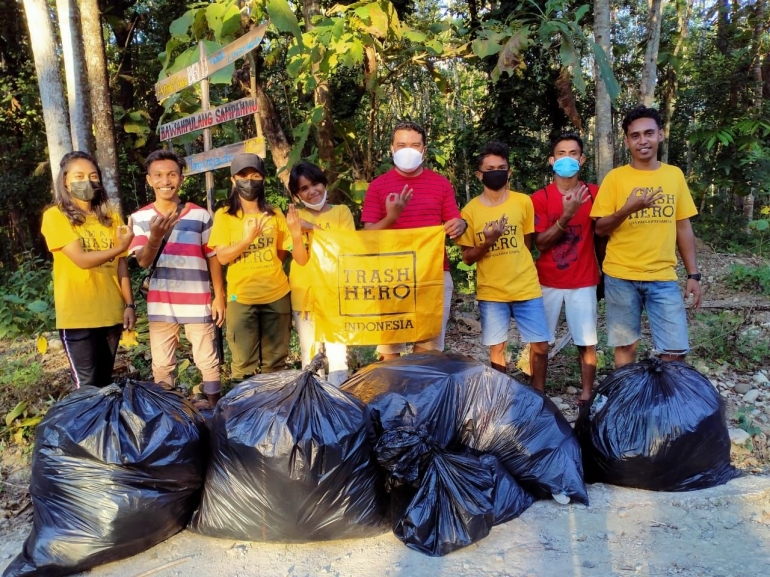 foto.dok.pribadi/Relawan Sampah Trash Hero Atambua