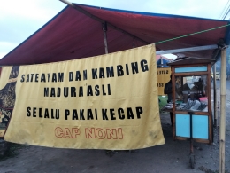 Gambar : Sate Madura Asli, Jl. Raya Samarang Hampor Garut (Dokpri)