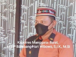 Kapolres Manggarai barat, AKBP Bambang Hari Wibowo, S.I.K, M.Si, Foto : Jon Kadis,SH/Sekjen KLC