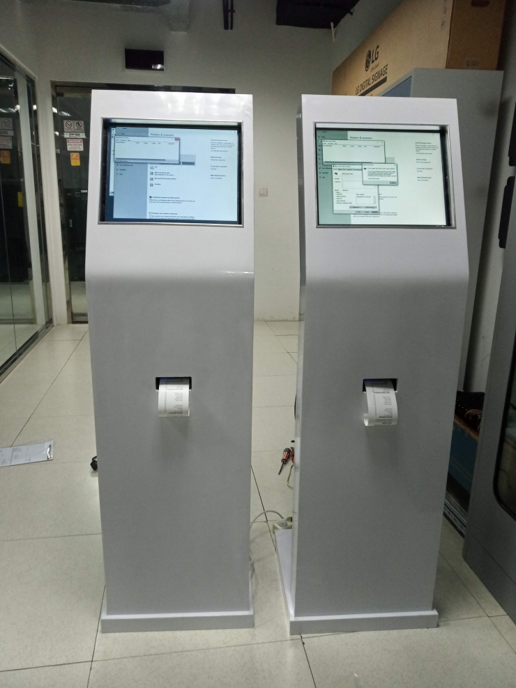 Kiosk mesin antrian digital signage MSKreasi (Dokpri)