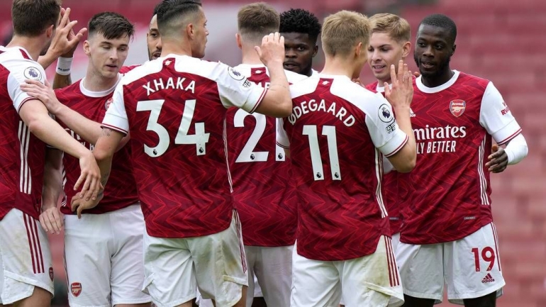 Skuad Arsenal asuhan Mikel Arteta finis di posisi ke-8 Premier League (Foto Arsenal.com)