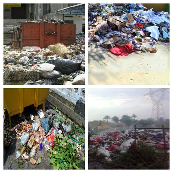 Manusia bumi masih saja membuang sampah sembarangan tanpa dipilah, sampah basah, kering dan B3 bercampur satu sama lain (foto dok pri).