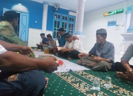 syukuran khatam Qur'an di salah satu kelurahan di Ternate. Dokpri