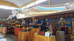 Patung Buddha Tidur terbesar di Asia Tenggara, ada di Penang (foto CelestineP)