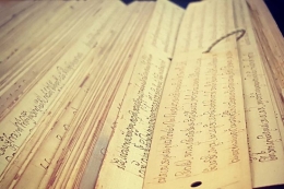 Kitab Sutasoma yang berada di Museum Nasional Indonesia. (Foto: Instagram @museum_nasional_indonesia via Kompas.com)