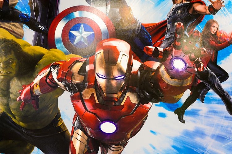 Ilustrasi super hero Marvel. Sumber: Shutterstock via Kompas.com