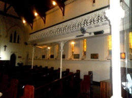 Ruang dalam gereja (dok pribadi)