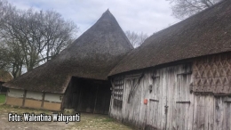 Foto: Salah satu contoh rumah petani pada abad lampau di desa Orvelte, Belanda | Dokumentasi pribadi