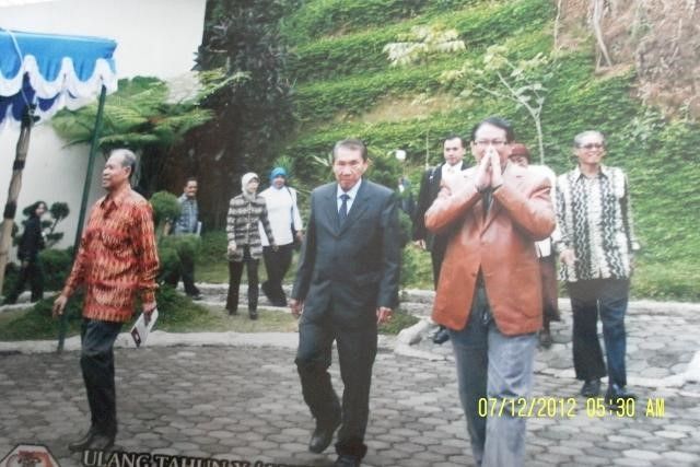 ket,foto: bersama MenPan RI pada waktu itu. Brigjen Pol Taufik Effendi dalam acara RAPIM di Lembang /dokumentasi pribadi