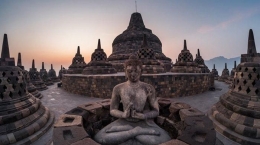 Ilustrasi Candi Borobudur (sumber: tribunnews.com)