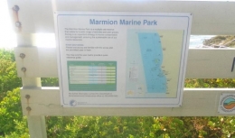 Prasasti mengenai Marmion Marine Park(dok Pribadi)