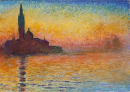 San Giorgio Maggiore at Dusk, Oscar-Claude Monet 1912