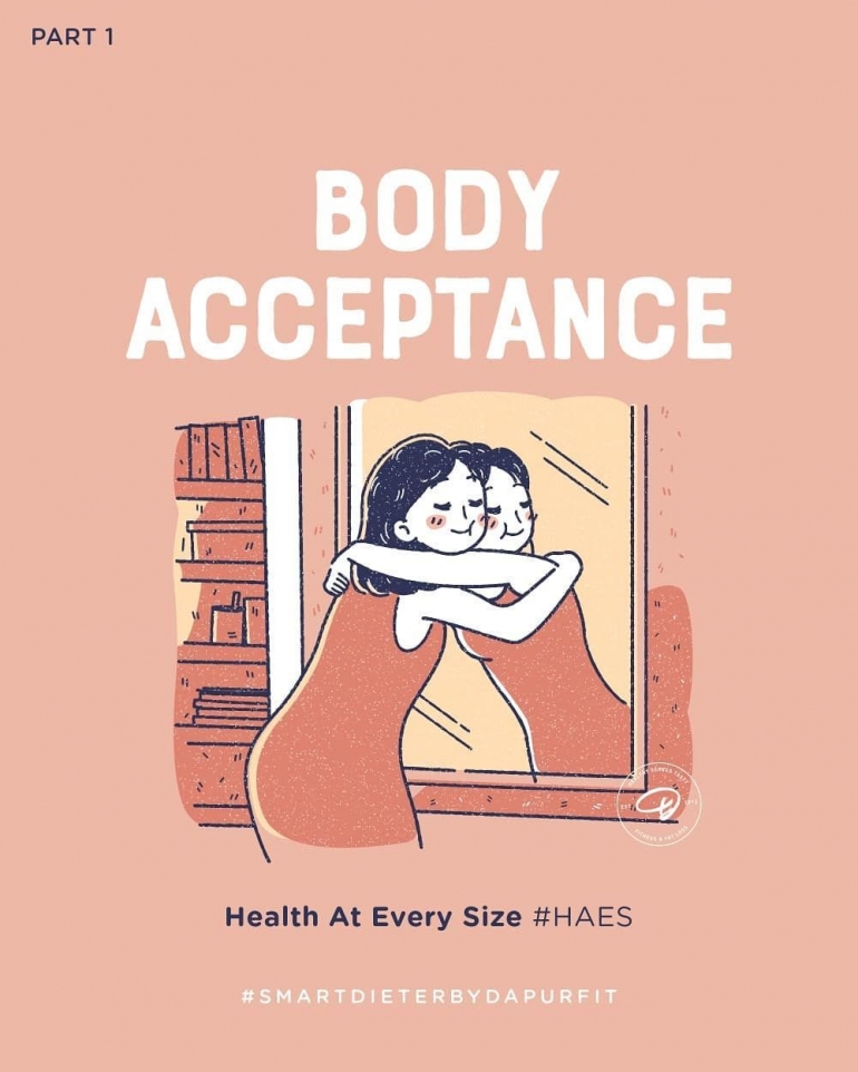 Membahas body acceptance bersama Dapurfit (sumber: instagram Dapurfit)