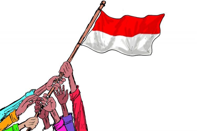 Mewujudkan Indonesia Maju dengan Benar-benar Mengimplementasikan Nilai-nilai Luhur Pancasila - Sumber : nasional.kompas.com
